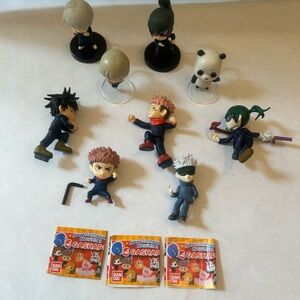 Bandai Jujutsu Kaisen Jjk Anime Figure Lot Of 9